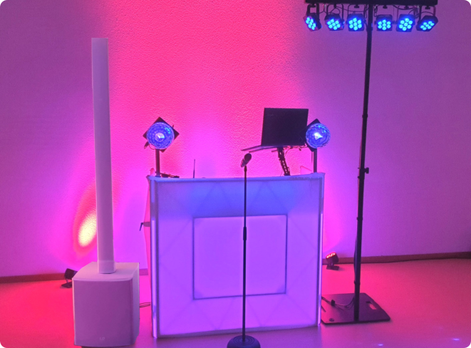 DJ-Technik White Wedding Paket - Silber